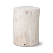 Nova Wide 21" Stump - Round - White