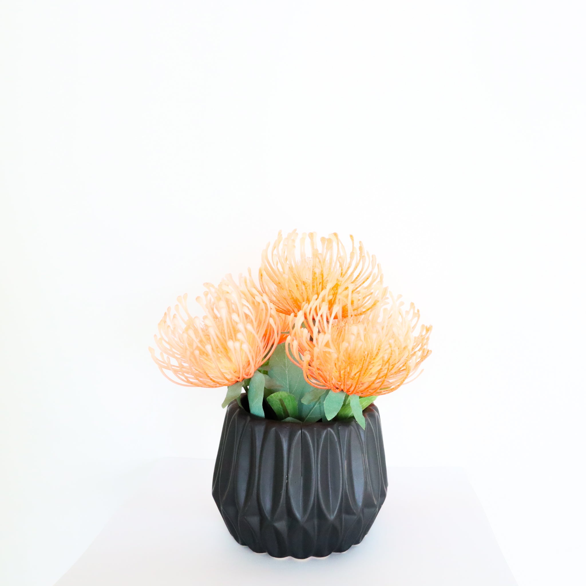 Reseda Artificial Potted Flower Bouquet 7'' X 8''