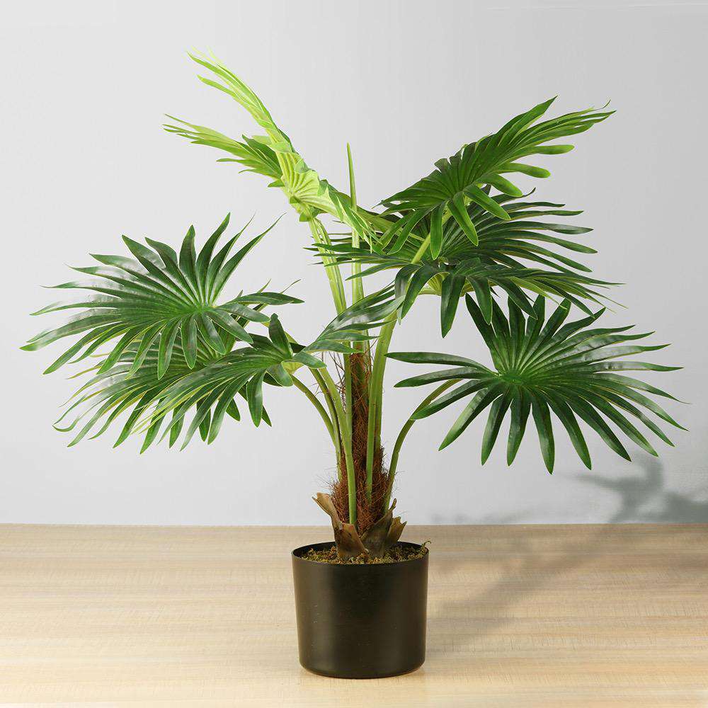 Tita Artificial Fan Palm Potted Plant 26''