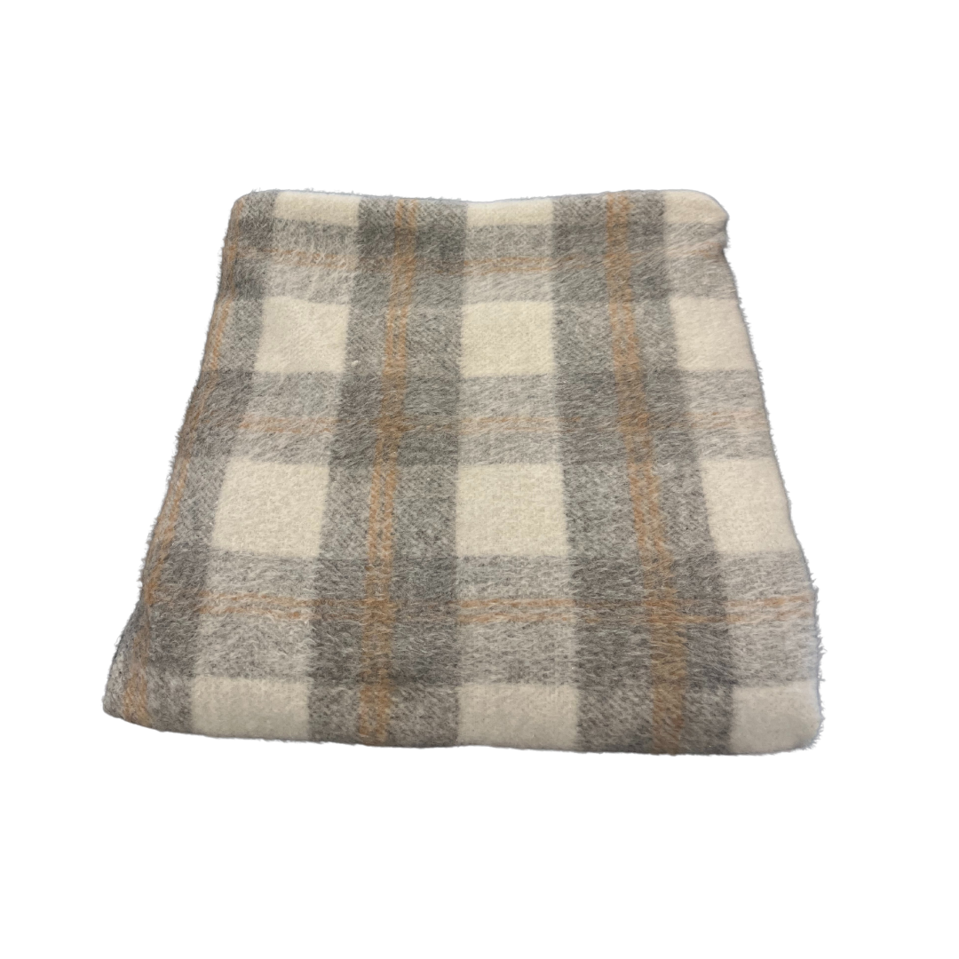 Wool Check Throw