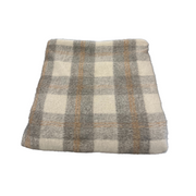 Wool Check Throw