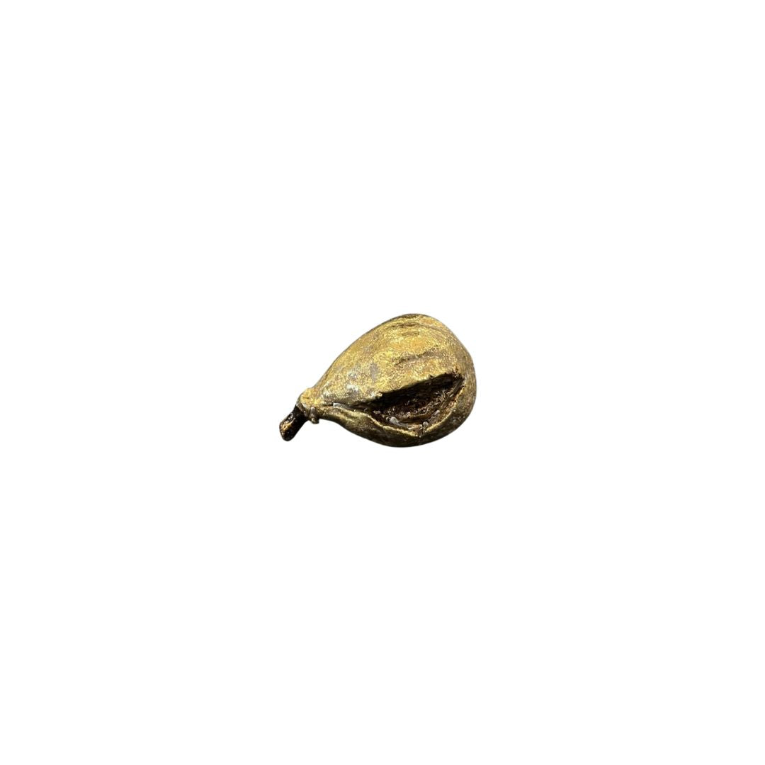 Antique Gold Resin Fig - Small