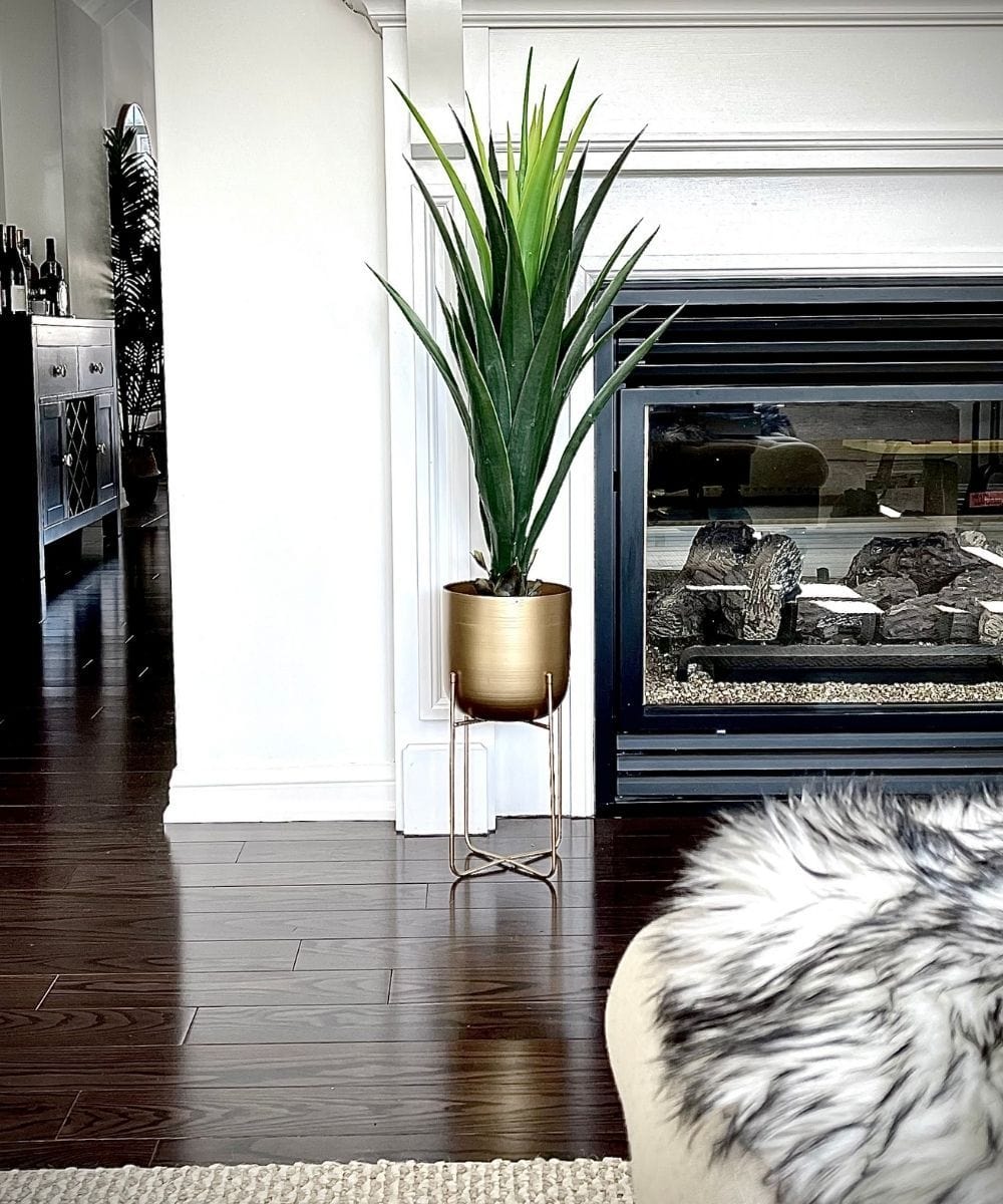 Tila Artificial Agave Tree Potted Plant 3'