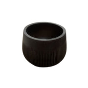 Chiseled Leila Bowl - Black