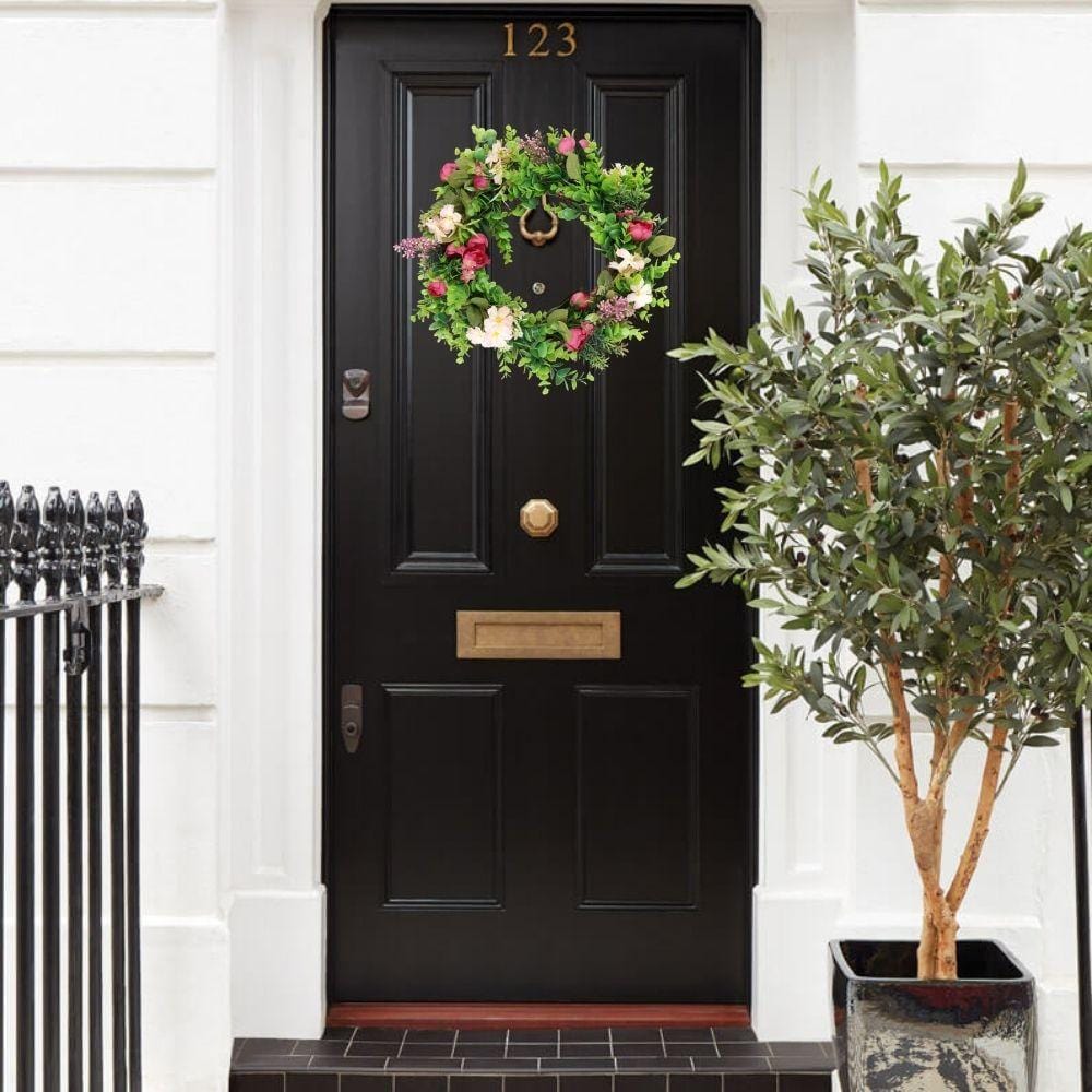 Jayla Artificial Floral Wreath 19.7''