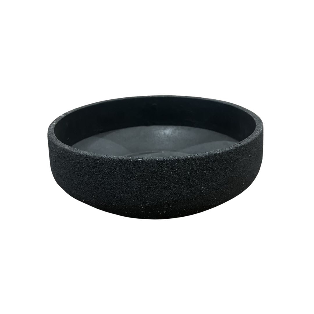 Textured Serving Bowl - Ash Black