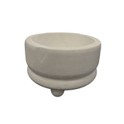 White Paulownia Footed Bowl - Small