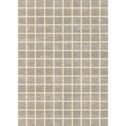 Caper Natural Beige Checkered Rug