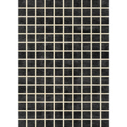 Caper Black Natural Checkered Rug