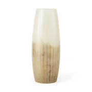 Agnetha Gold/Cream Ombre Glass Vase - Tall