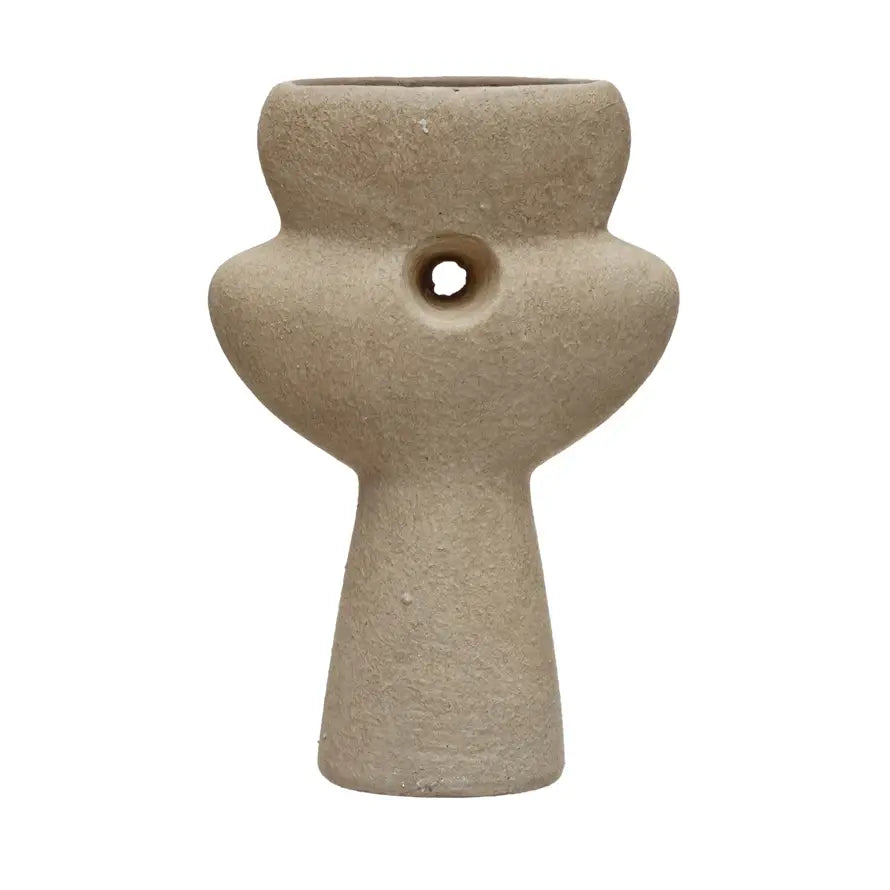 Sand Finish Sculptural Vase