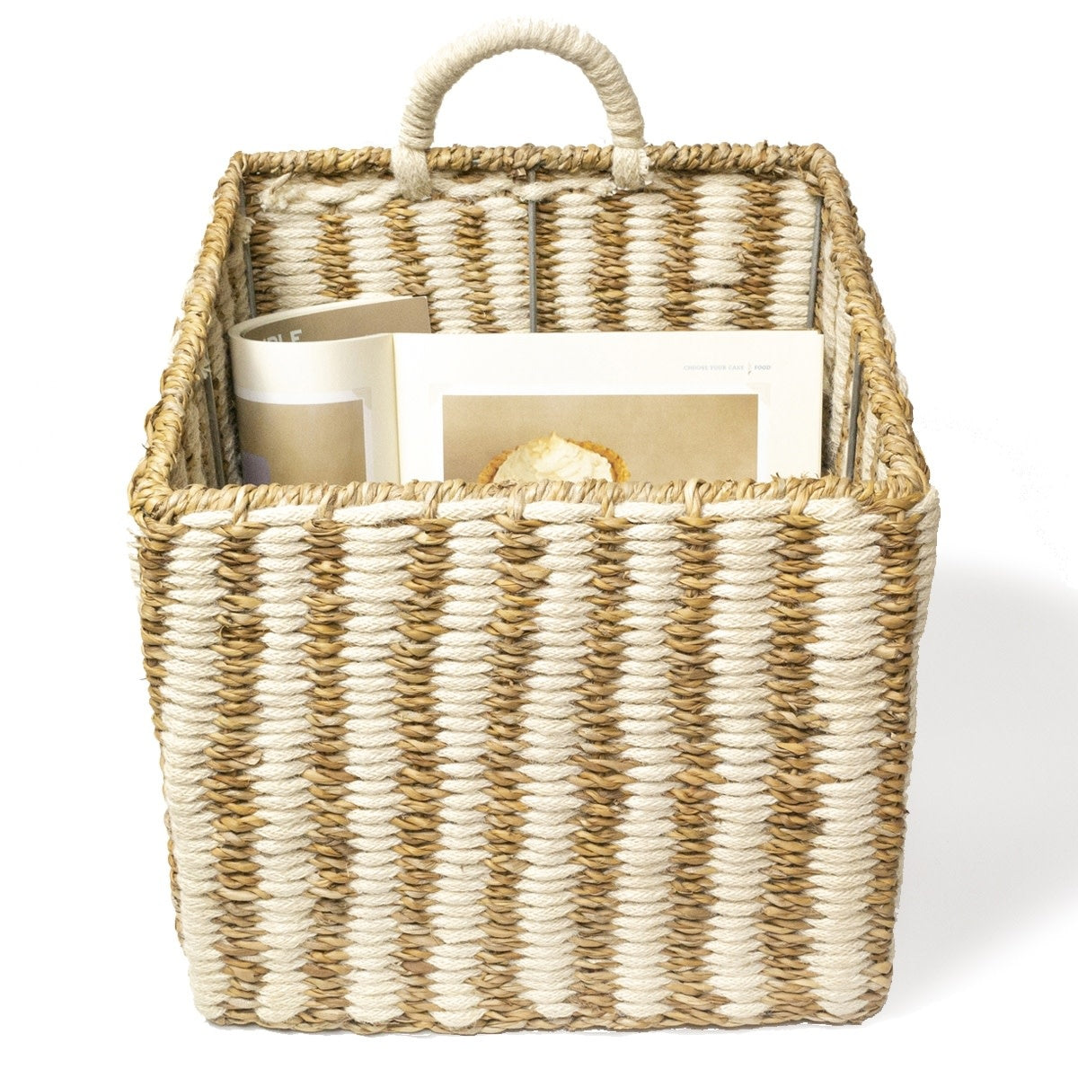 Ula Square Basket - Stripe