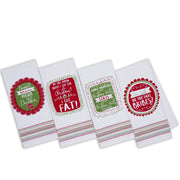 Sassy Santa Printed Dishtowel