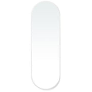 Brady Oval Mirror - White - Tall