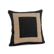 Cape York Throw Pillow - Black/Natural