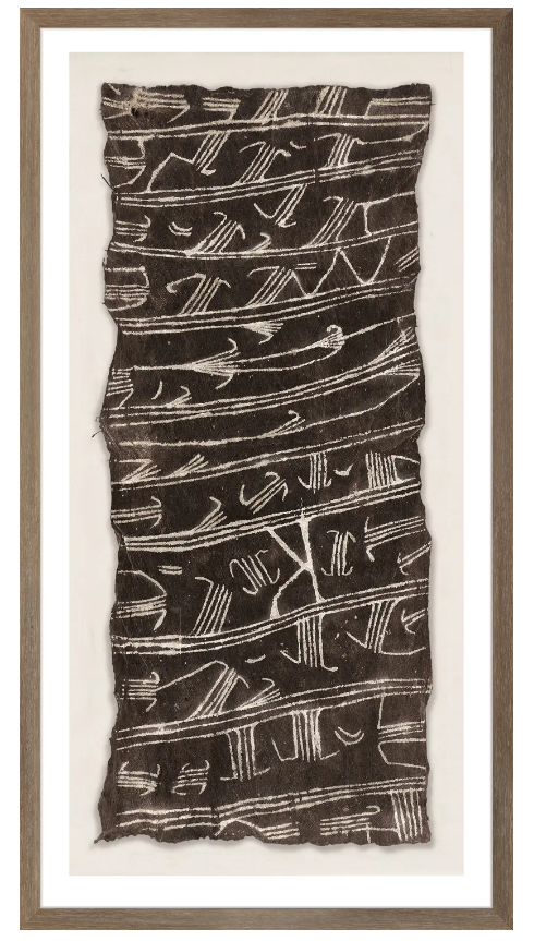 Bark Cloth III - Mocha