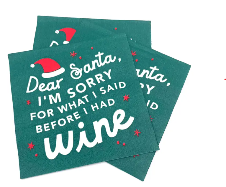 Cocktail Napkins - Before I Had Wine