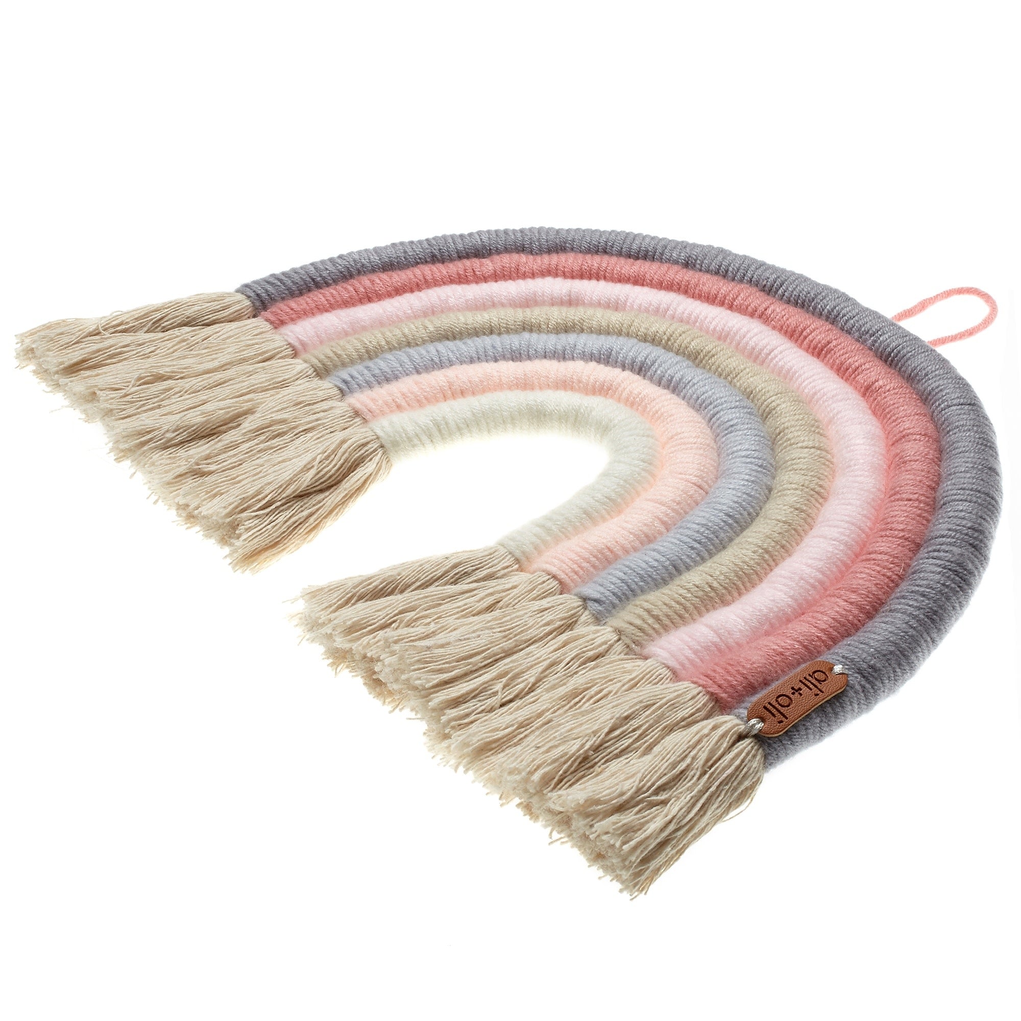 Macrame Nursery Wall Decor - Rainbow