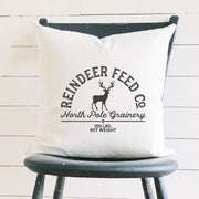 Cotton Canvas Pillow - Reindeer Feed Co