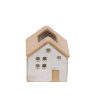 Vail Chalet Ceramic House - White - Small
