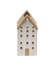 Vail Chalet Ceramic House - White - Tall