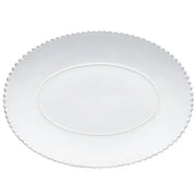 Pearl Large Oval Platter - White