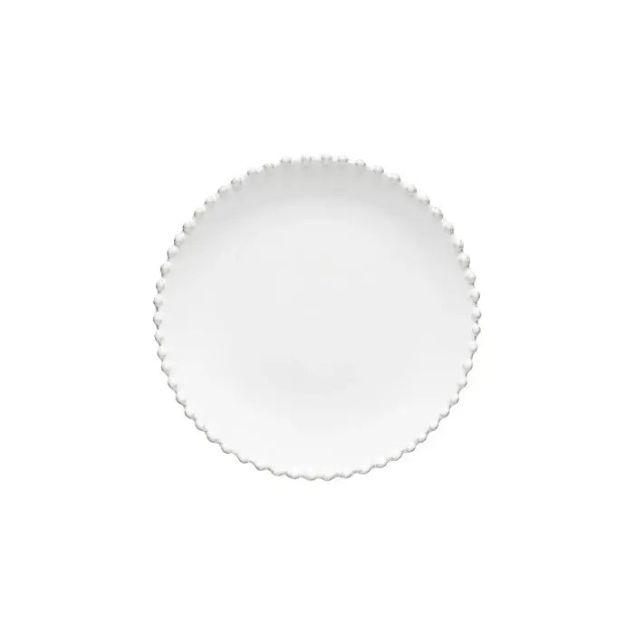 Pearl Salad/Dessert Plate - White