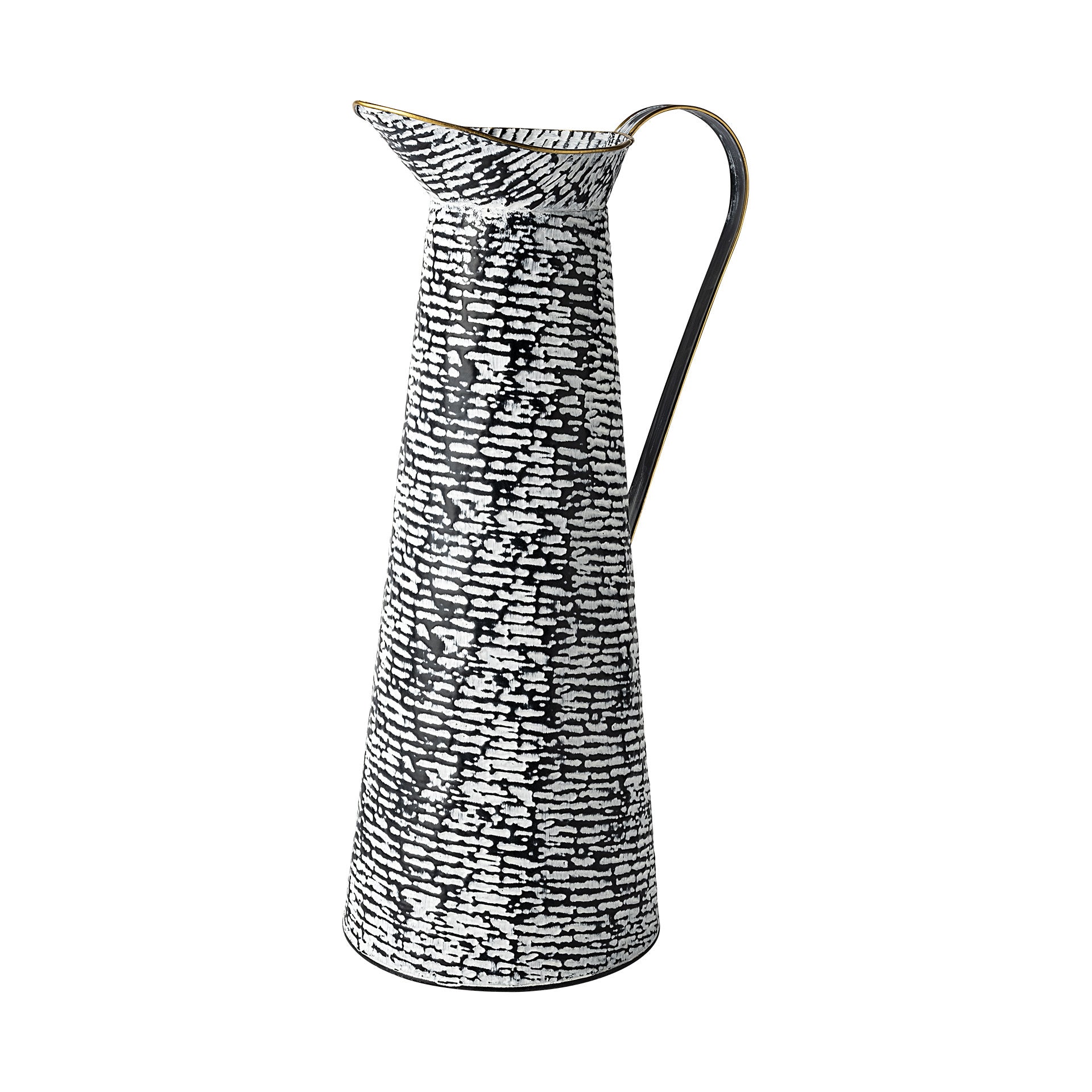 Colette Black & White Patterned Vase - Large