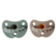 2 Pack Twirl Pacifier - Sage & Almond