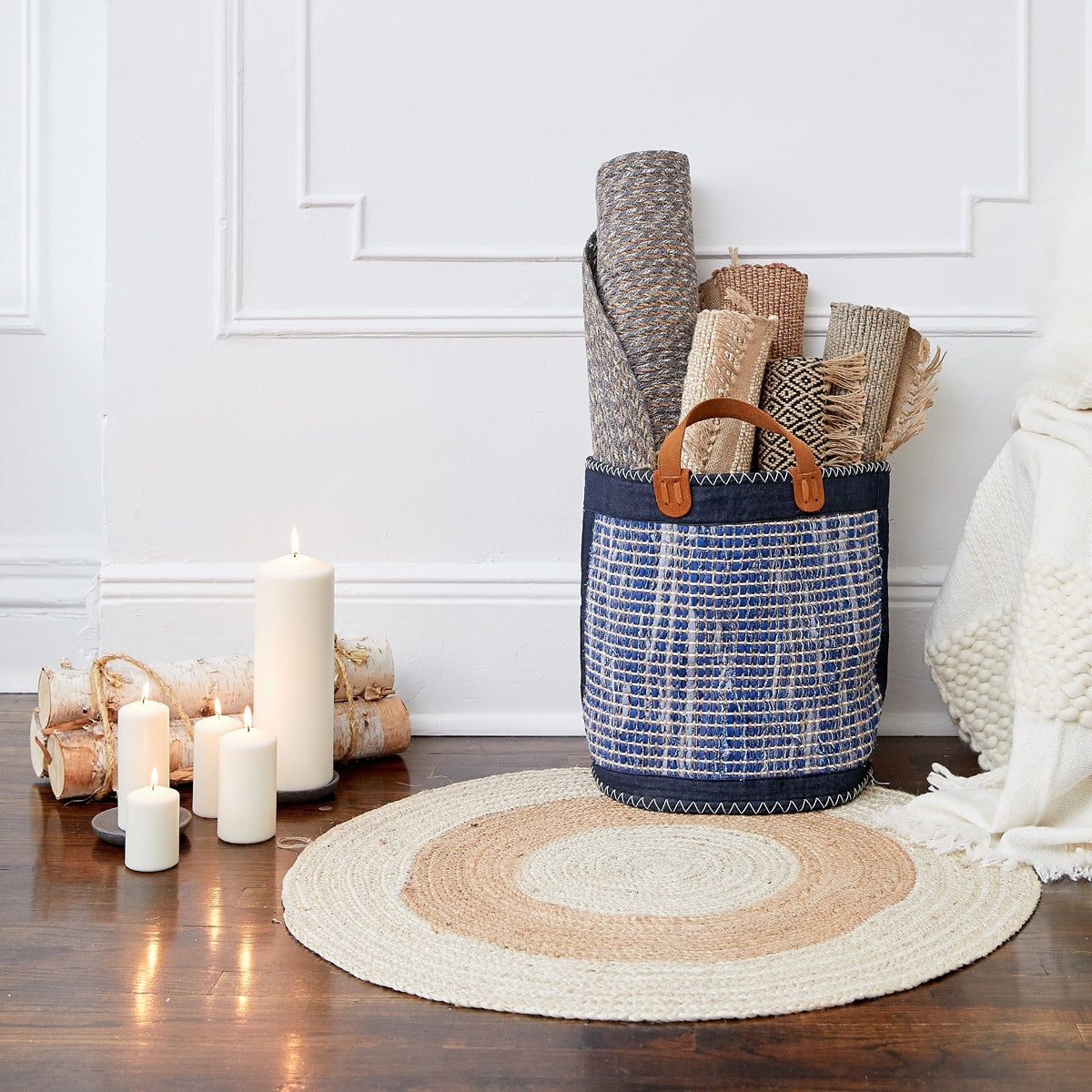 Goldie Round Rug - Natural