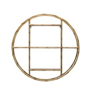 Metal Bamboo Wall Shelf