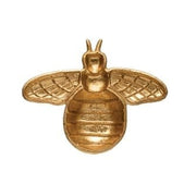 Decorative Cast Iron Bee Shaped Dish - Gold