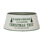 Metal Christmas Tree Collar - "Farm Fresh Christmas Tree"