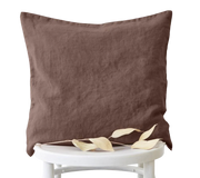 Linen Cushion Cover - Nutmeg