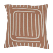 Reversible Pillow - Putty/Cream