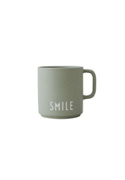 Favourite Cup Porcelain Mug - Green (Smile)