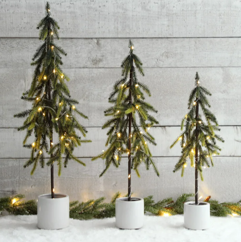 Slim Evergreen LED Tree - Large