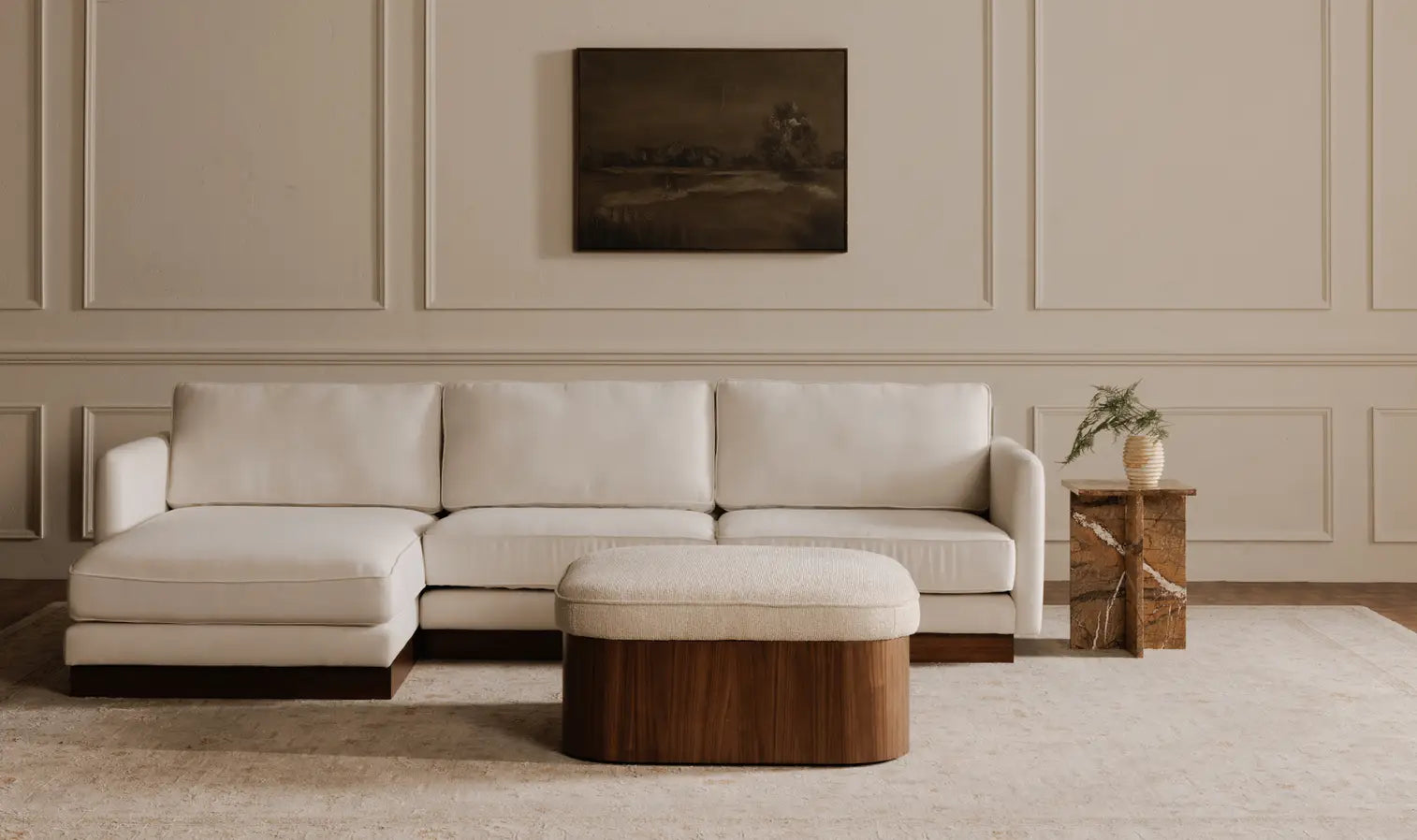 Sonny Ottoman Walnut