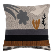 Multi Color Pillow w/ Bird & Florals
