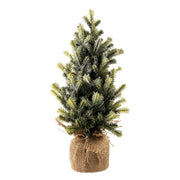 Faux Frosted Pine Tabletop Tree - Large