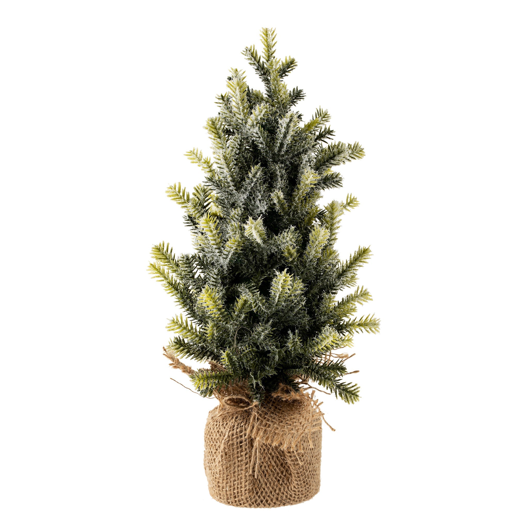 Faux Frosted Pine Tabletop Tree - Large