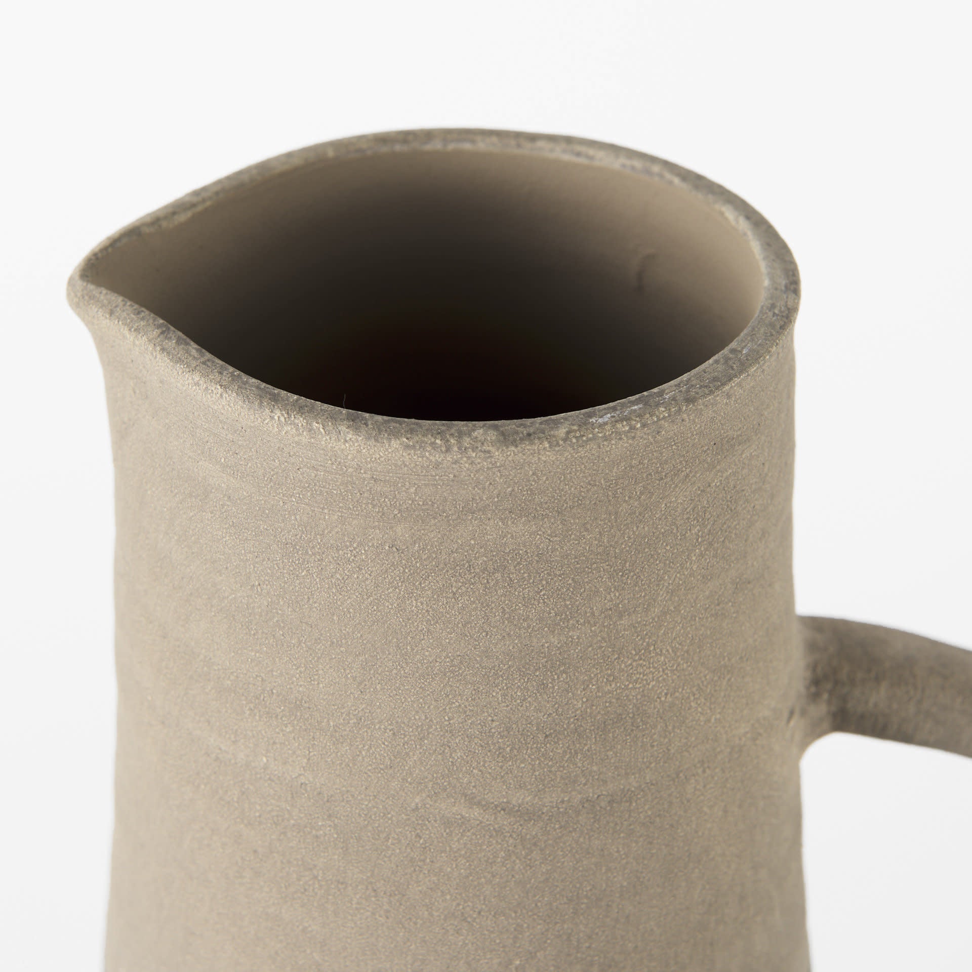 Garand Two-Toned Ceramic Jug - Black - Medium