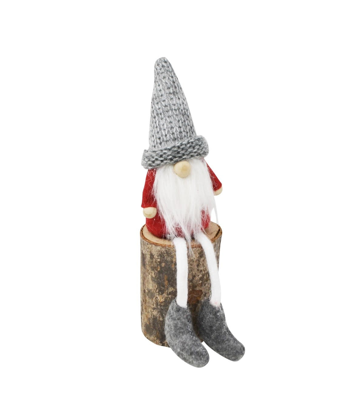 Gnome On Log - Grey