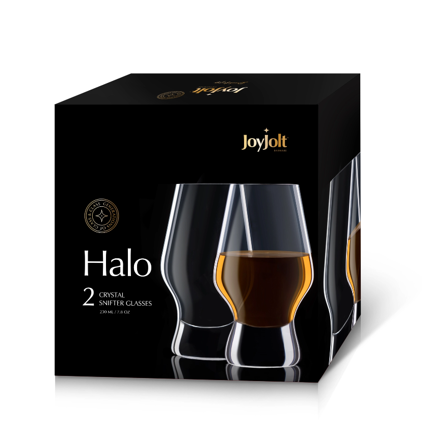 Halo Crystal Snifter Glasses (Set of 2)