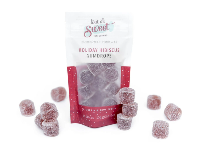 Holiday Hibiscus Gumdrops