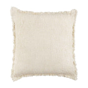 Cream Waffle Weave Pillow