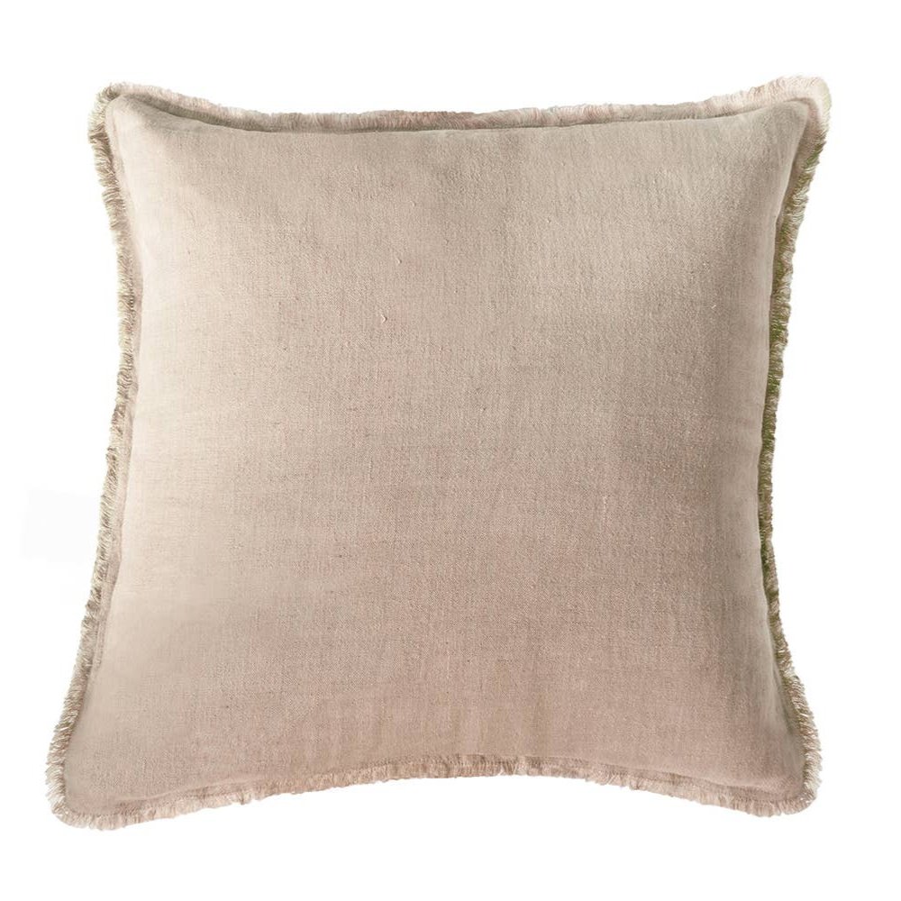 Beige Soft Linen Pillow