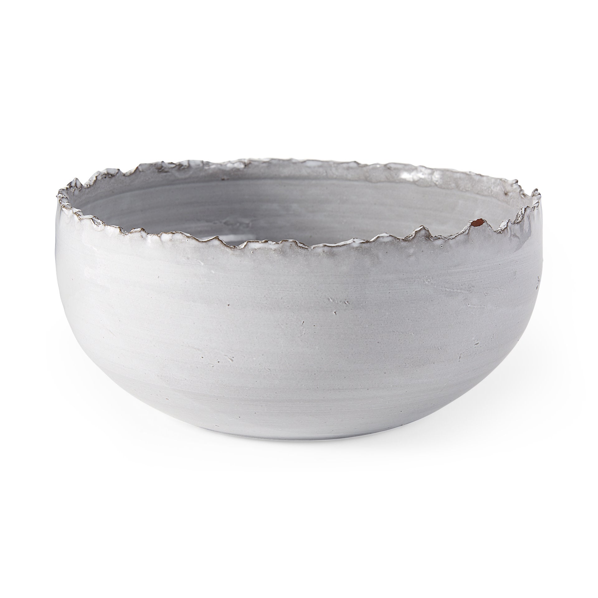 Larsen Ceramic Bowl - White - Large