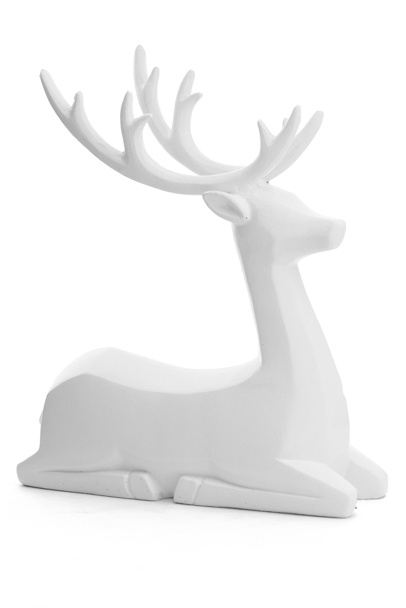 White Gloss Laying Deer