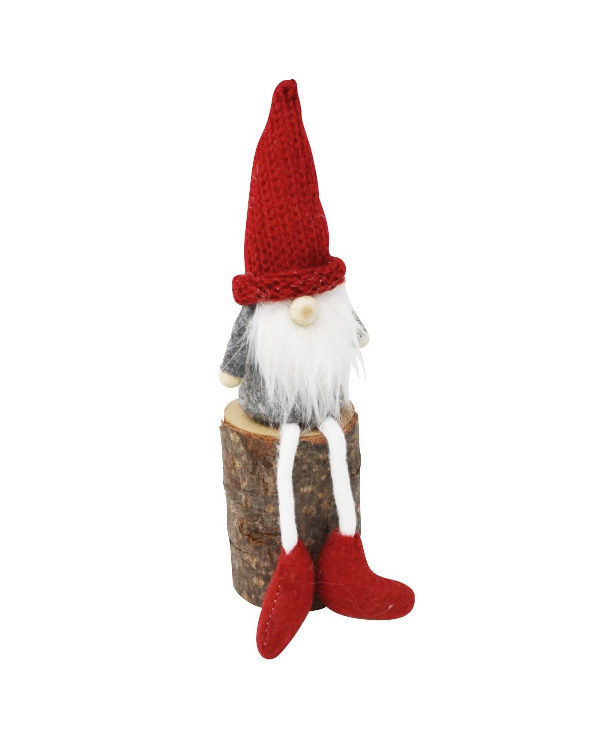 Gnome On Log - Red
